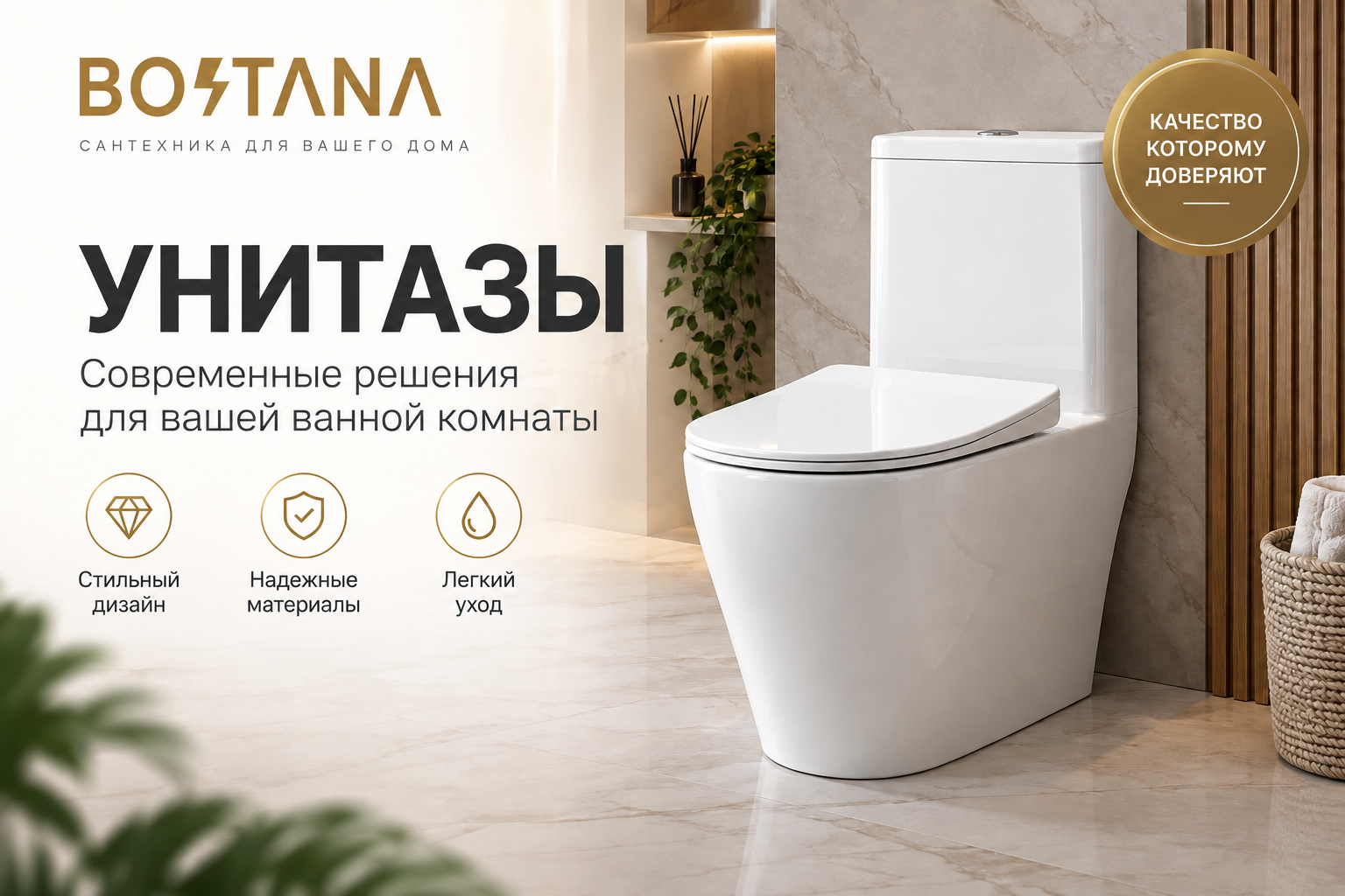 Унитазы BOSTANA